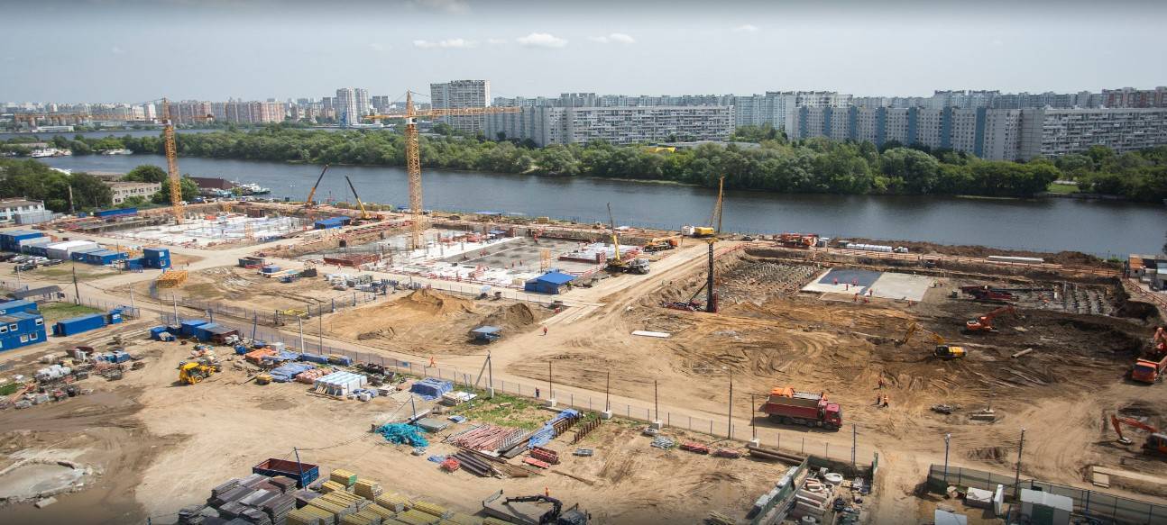 Ривер парк ход строительства