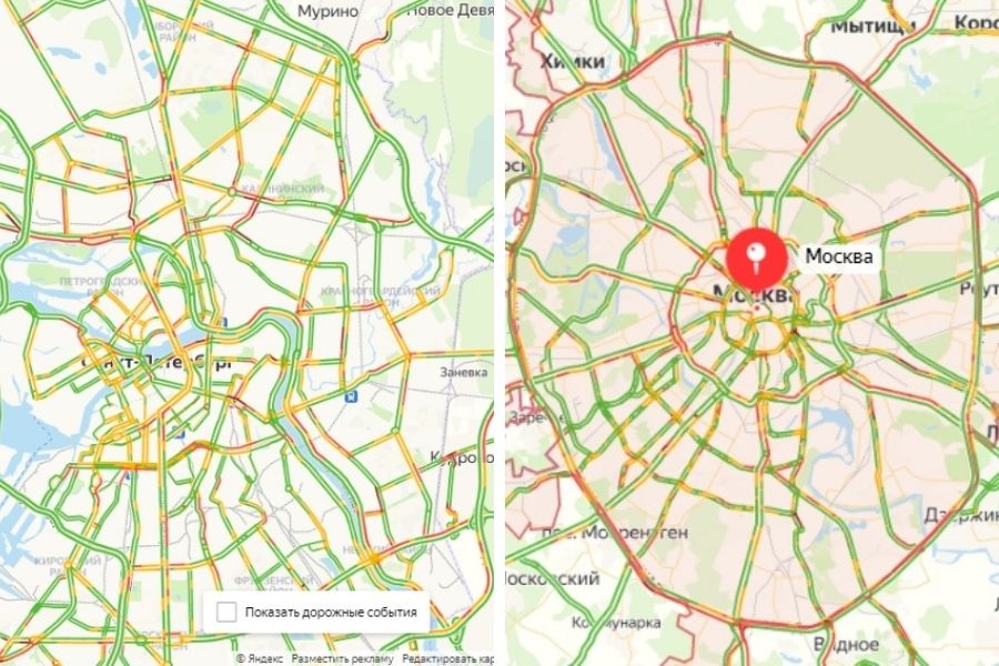 Автомобильные пробки санкт петербург